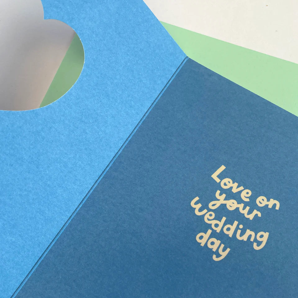 Love On Your Wedding Day Greetings Card