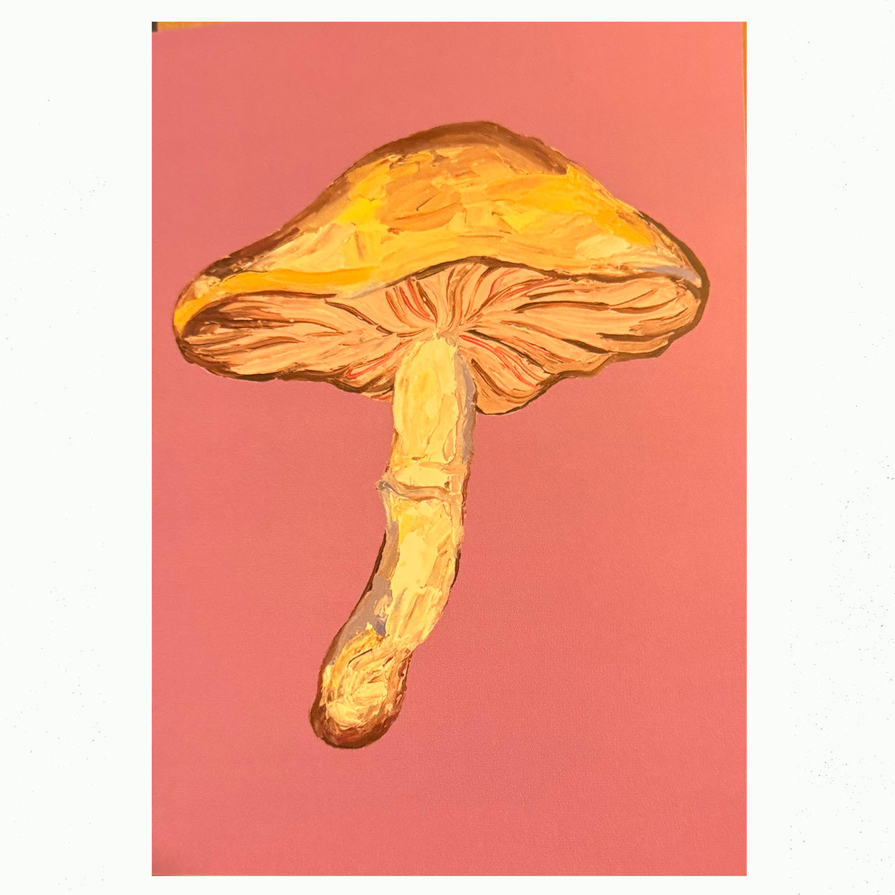 Mushrooms On Purple by Alice Straker