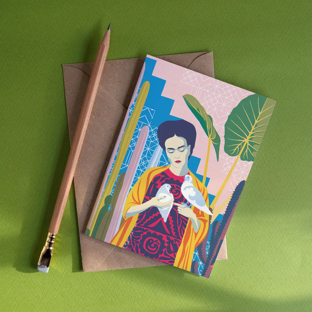 Frida Illustrated Greetings Card