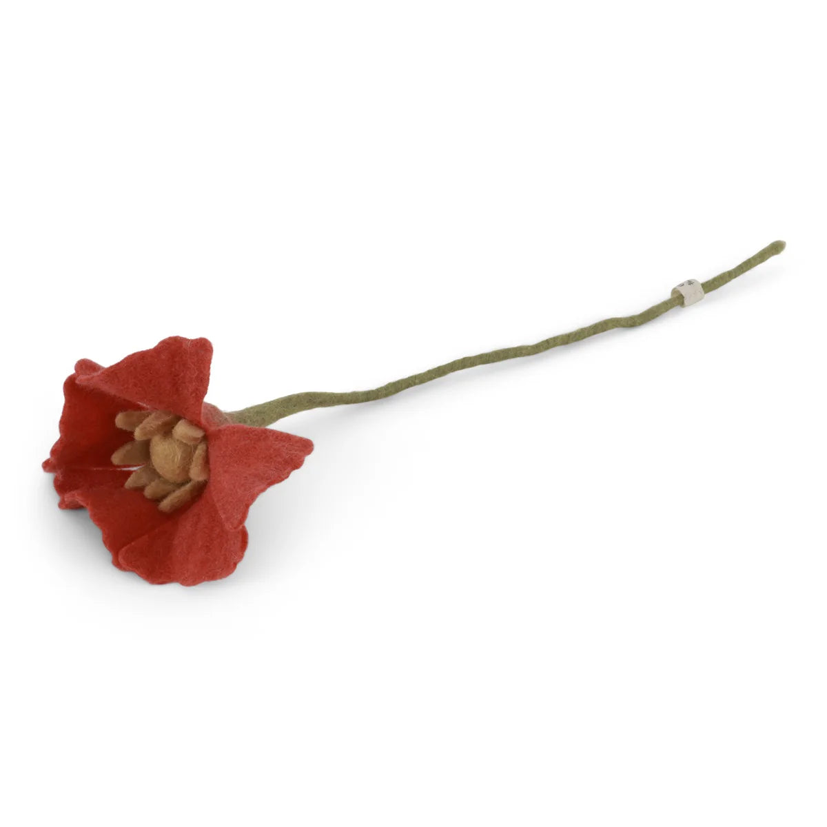 Poppy Coral Flower Felt Decoration