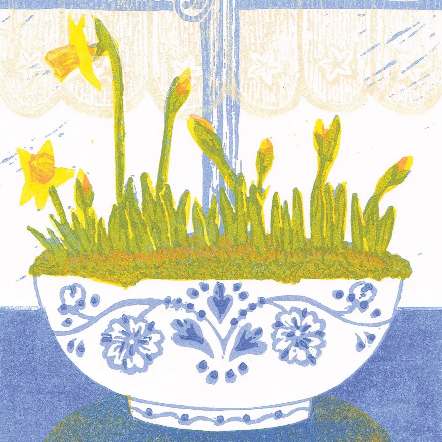Potted Spring By By Heather Ramskill
