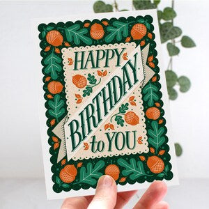 Woodland Birthday Card