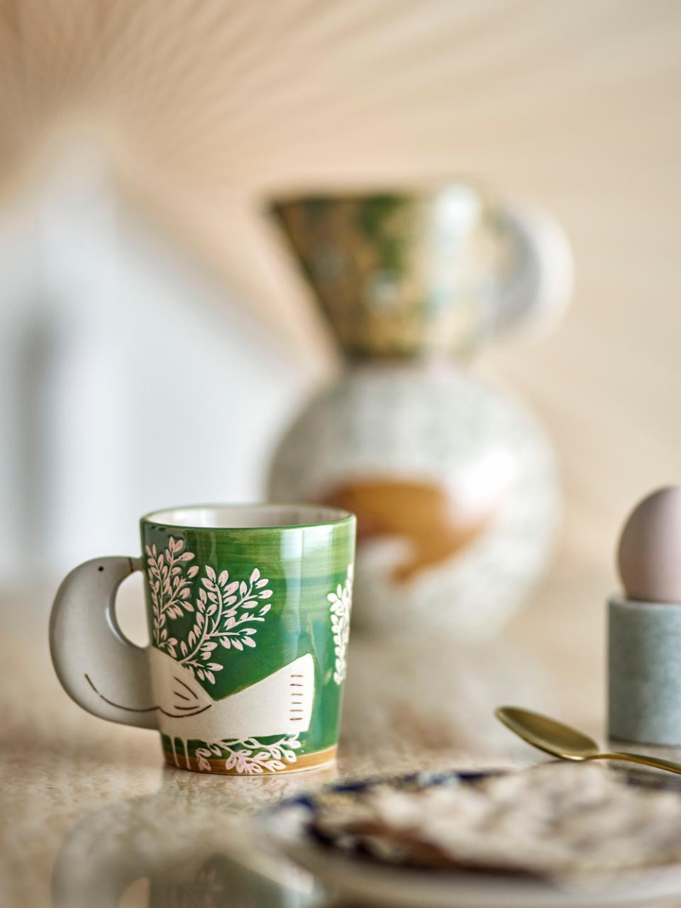 Hezha Cup Green Stoneware