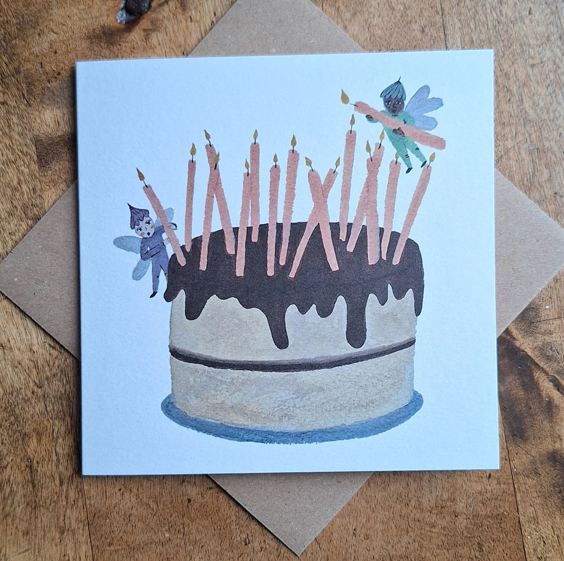 Birthday Cake Greeting Card