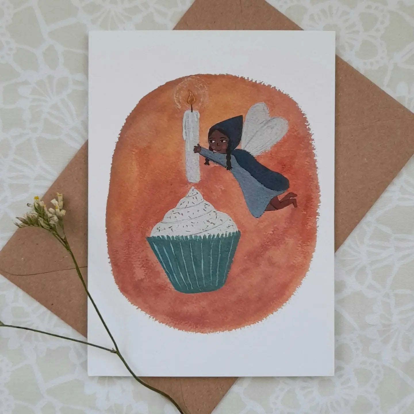 Fairy Cake Greeting Card