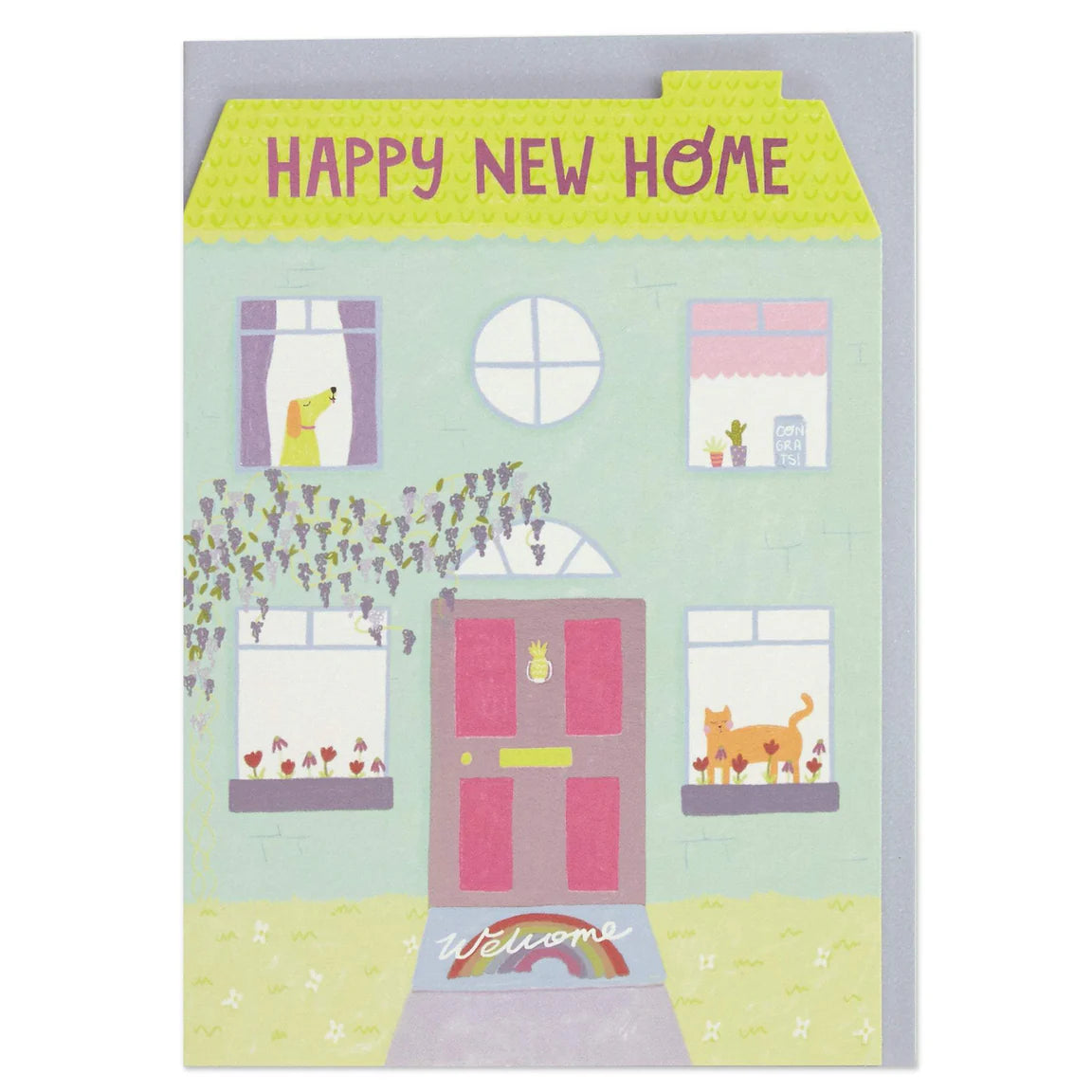 Happy New Home House Greetings Card