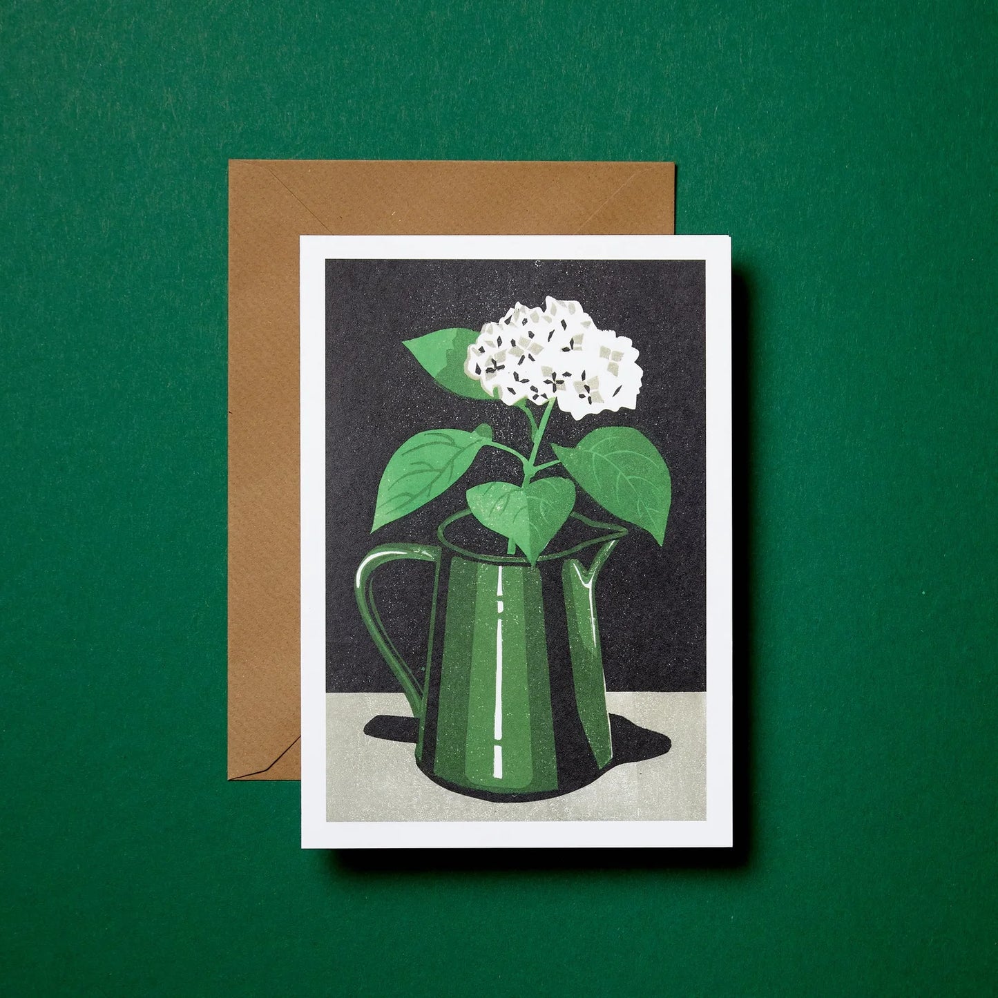Hydrangea Floral Greetings Card