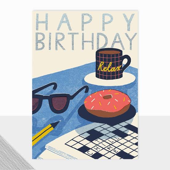 Relax Happy Birthday Card