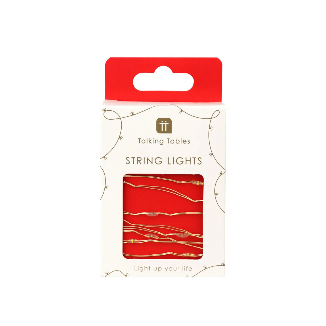 String LED Gold Wire Lights