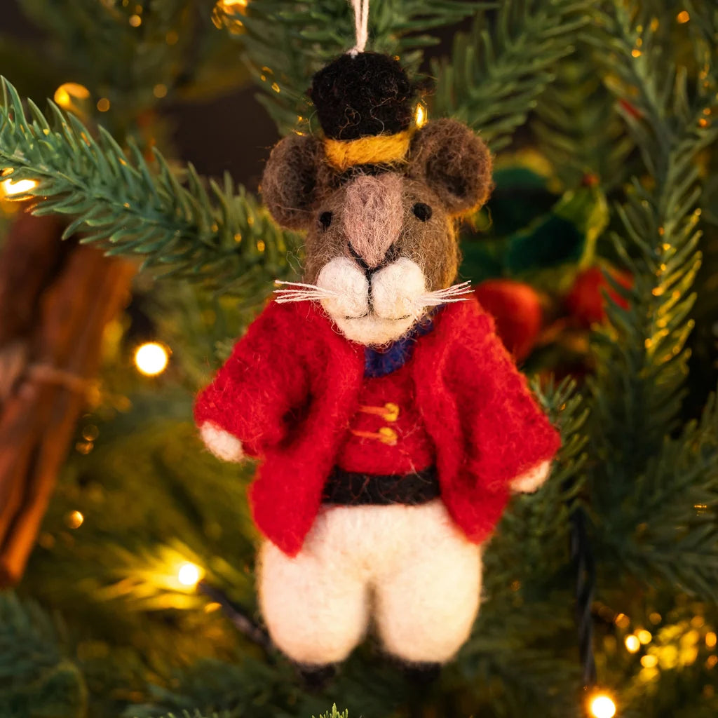 Nutcracker Mouse Felt Decoration