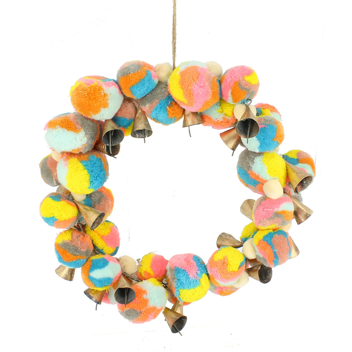 Christmas PomPom Wreath