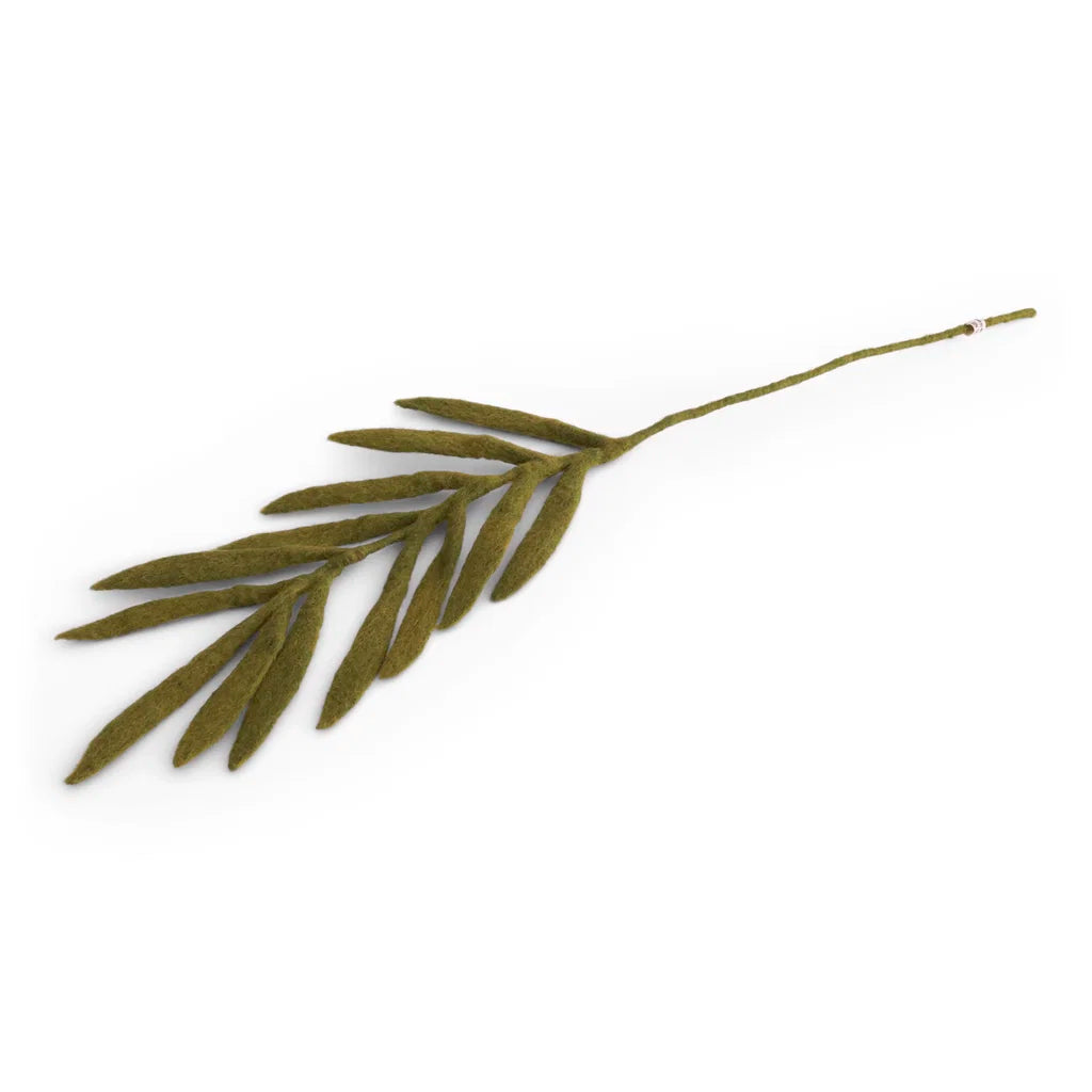 Palm Leaf Branch Felt Decoration