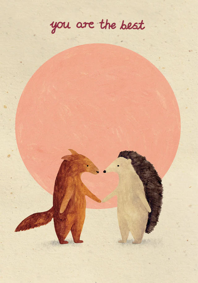 You Are The Best Greetings Card