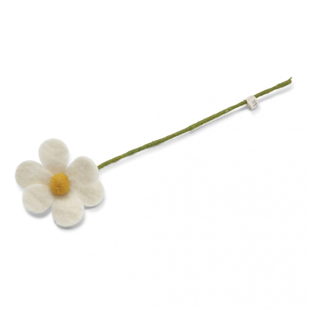 White Flower Felt Decoration