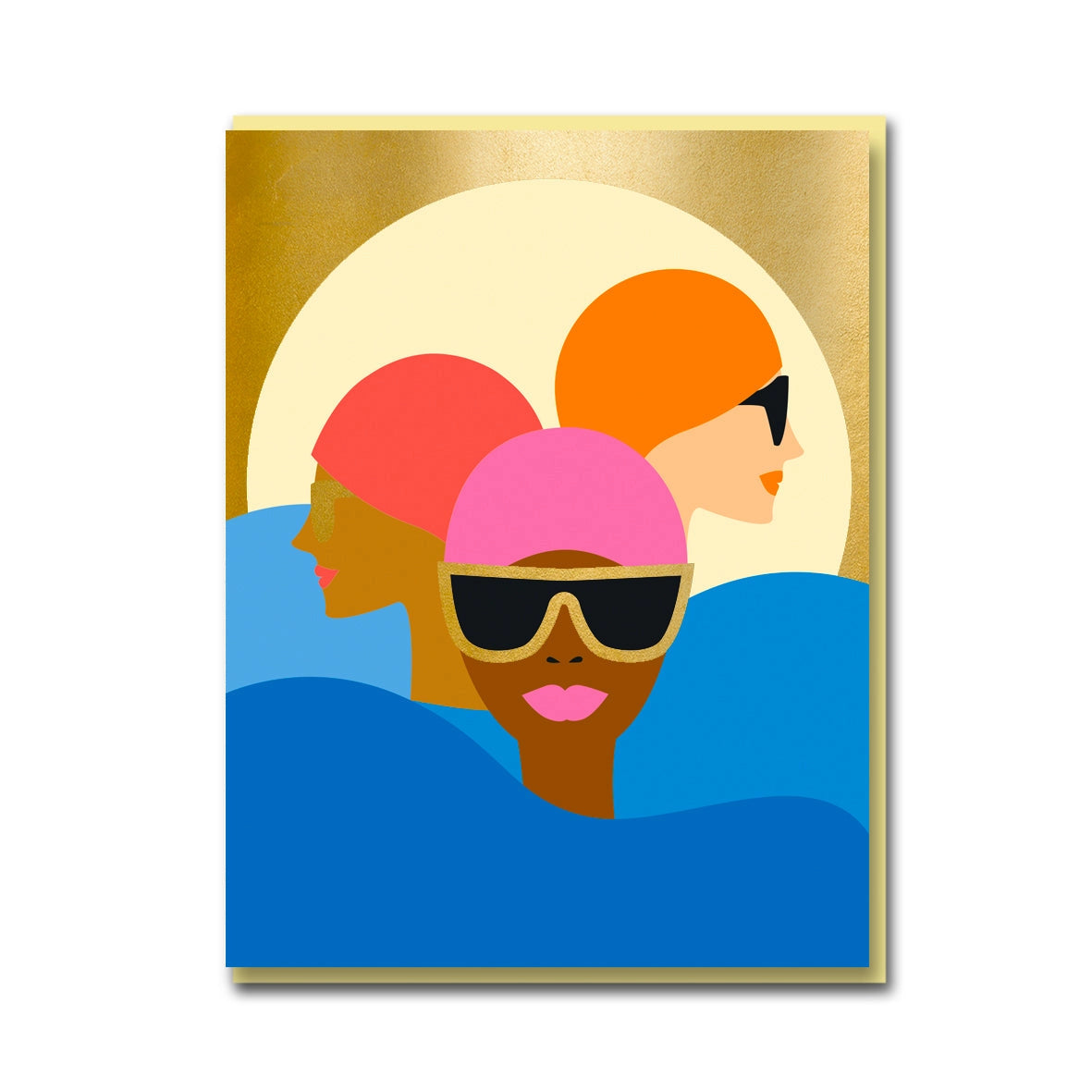Swimmers Greeting Card