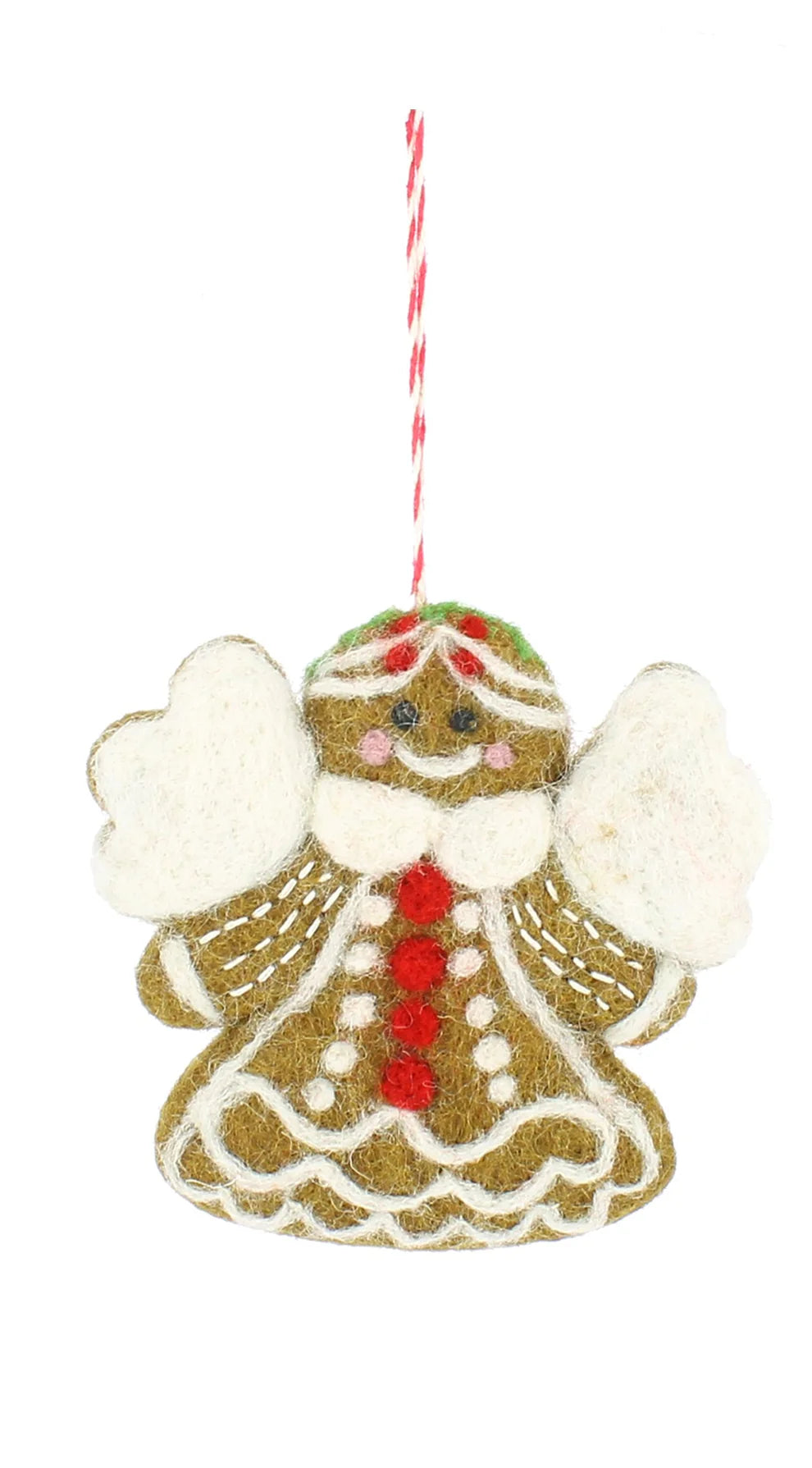 Gingerbread Angel or Bell Hanging Decoration