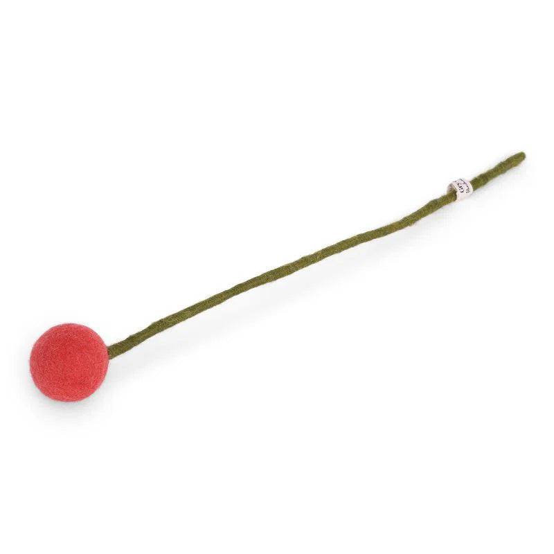 Coral Felt Flower Decoration