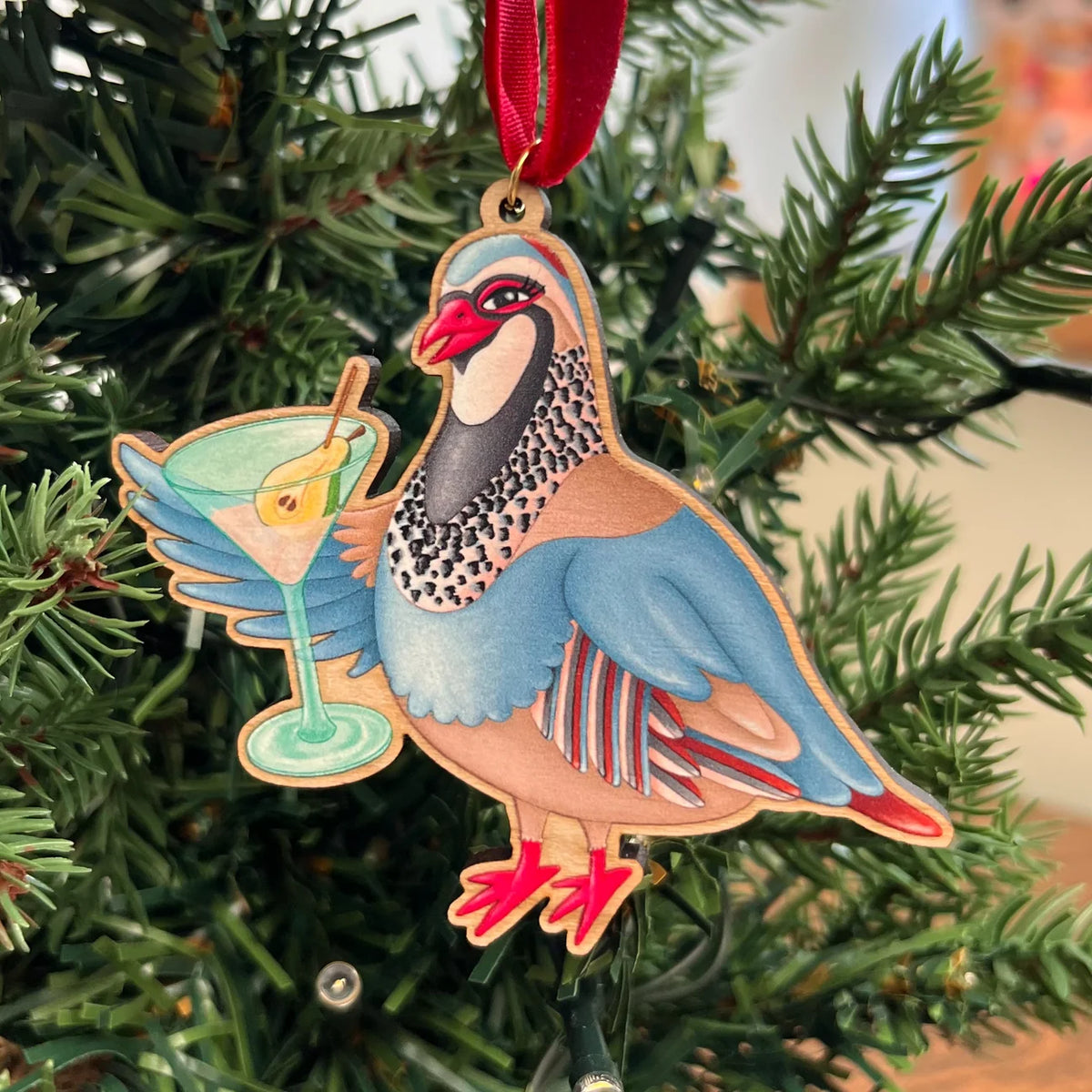 Partridge and a Peartini Christmas Decoration