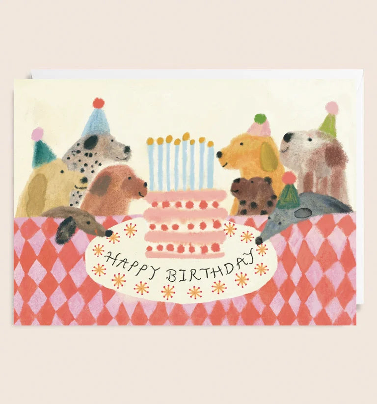 All The Dogs Party Birthday Card