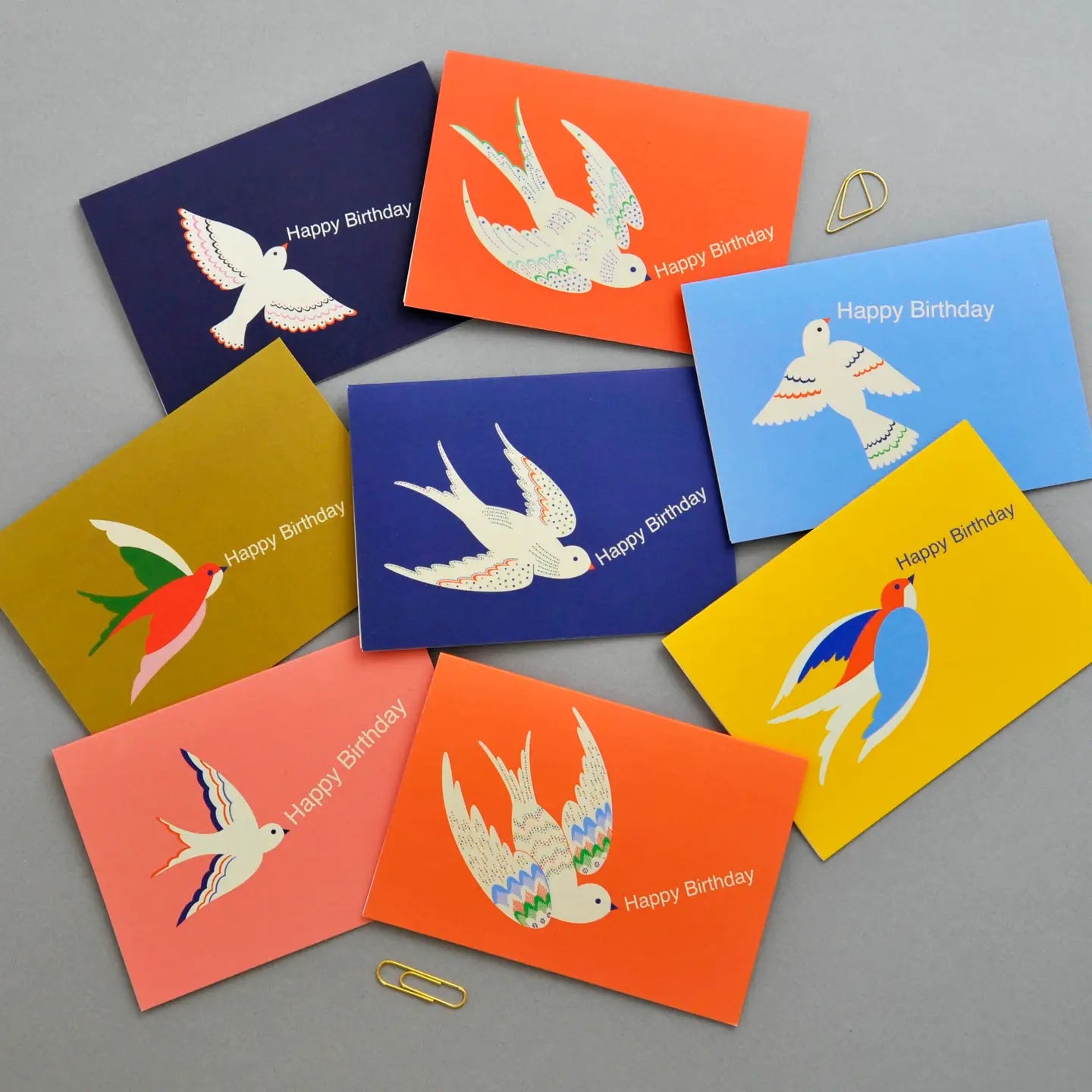 Happy Birthday Note Cards (8)