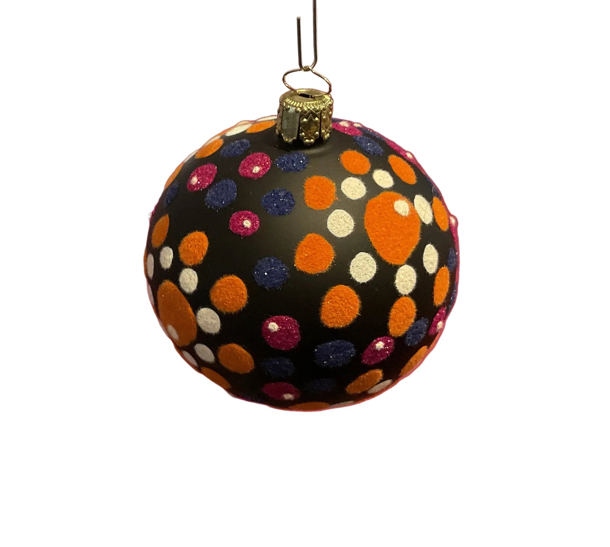MARAMA ORANGE - Glass Christmas Bauble (Store pick up only)