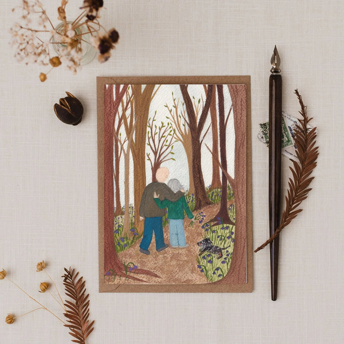 Woodland Walk Greetings Card