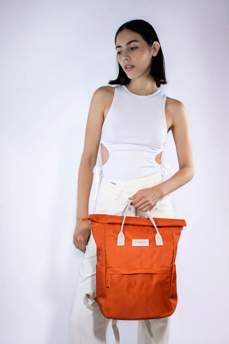 Burnt Orange Medium Backpack