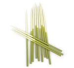 Thin Taper Candles - Two Tone Pistachio & Eau de Nil (pack of 12)