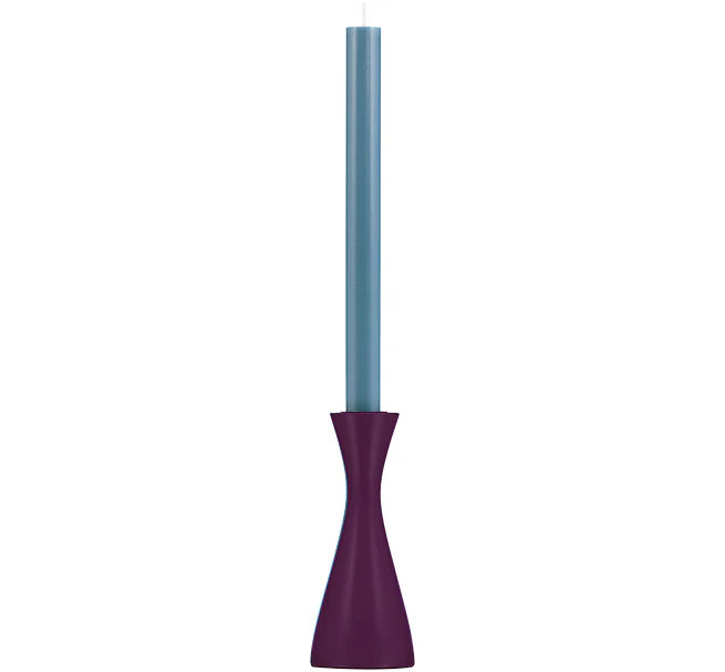 Purple Doge Wooden Candlestick