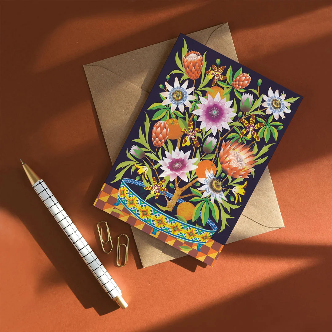 In Bloom Illustrated Greetings Card