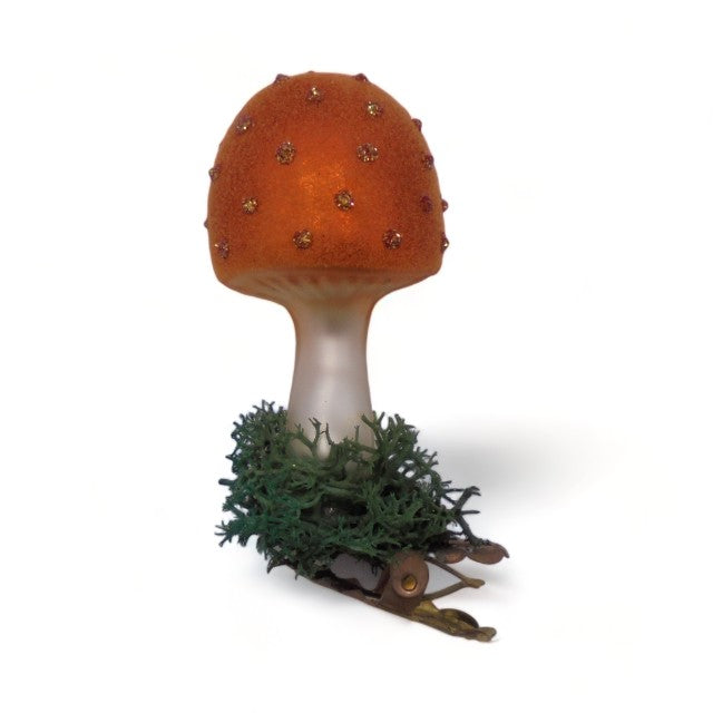 Mini Mushroom Red - Clip-On Christmas Decoration