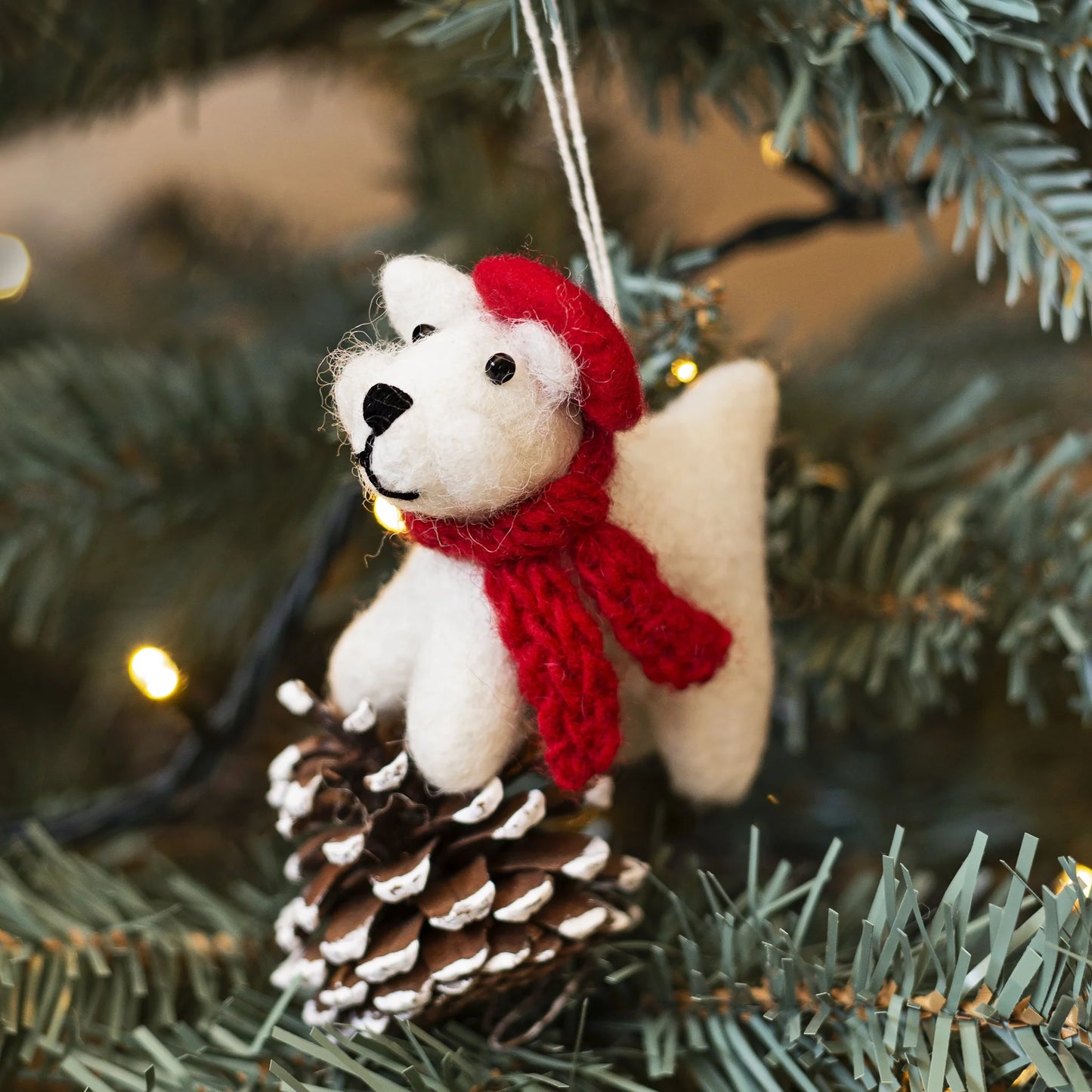 White Highland Westie With Tam O'Shanter