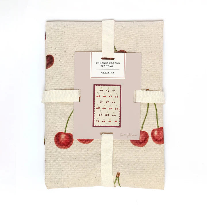Tea Towel With Cherries