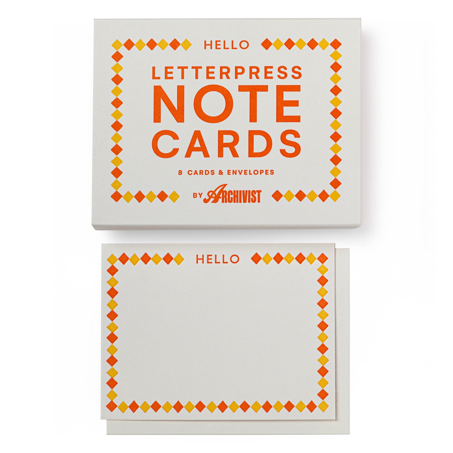 Hello Diamonds Notecards