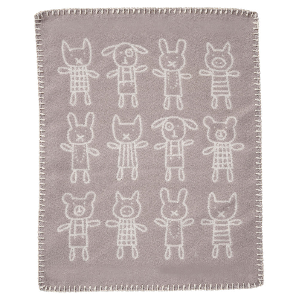 Hug Grey Brushed Organic Cotton Cuddle