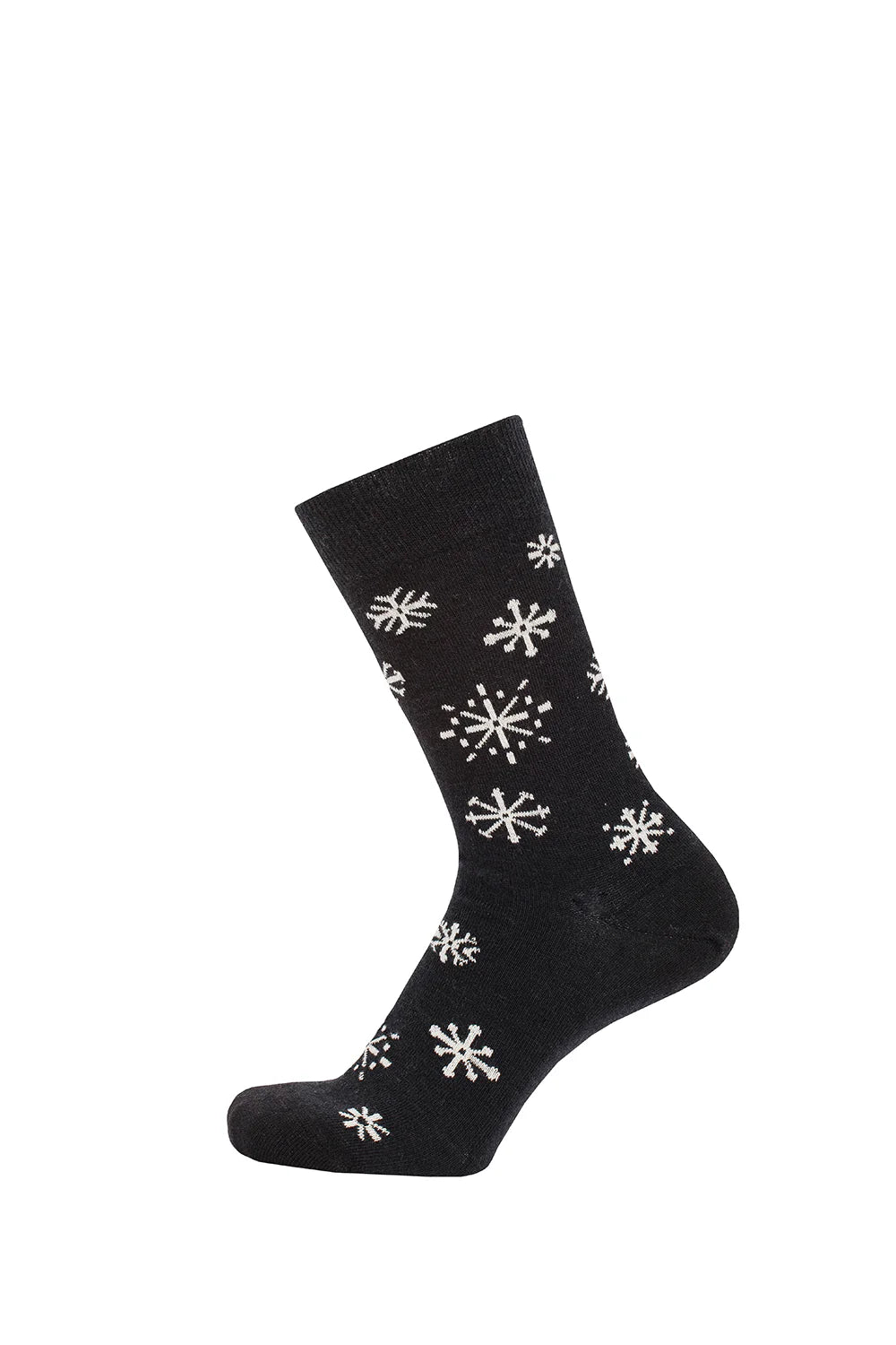 Art Snowstar Black - Merino Wool Socks
