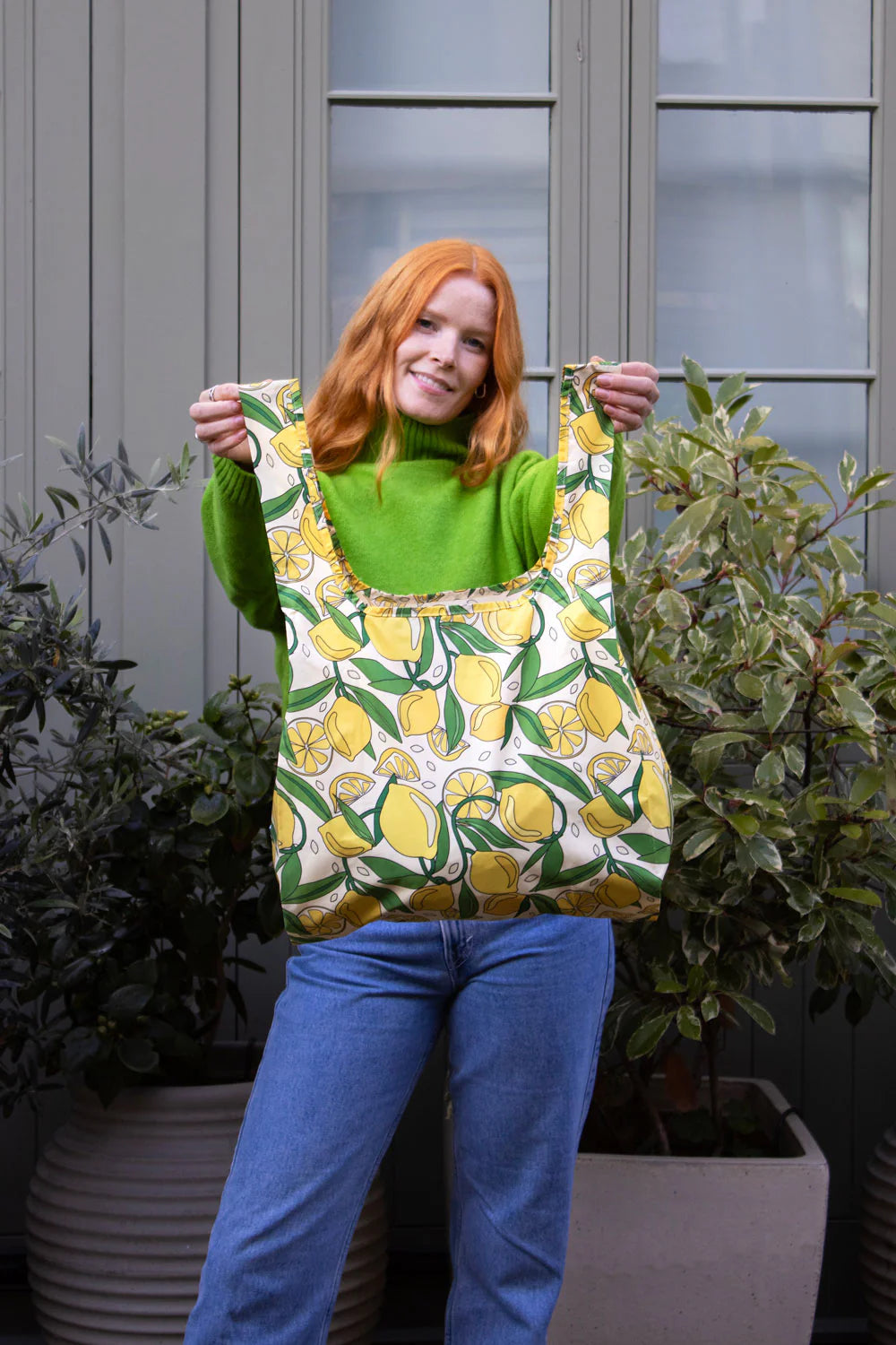Lemons Medium Reusable Bag