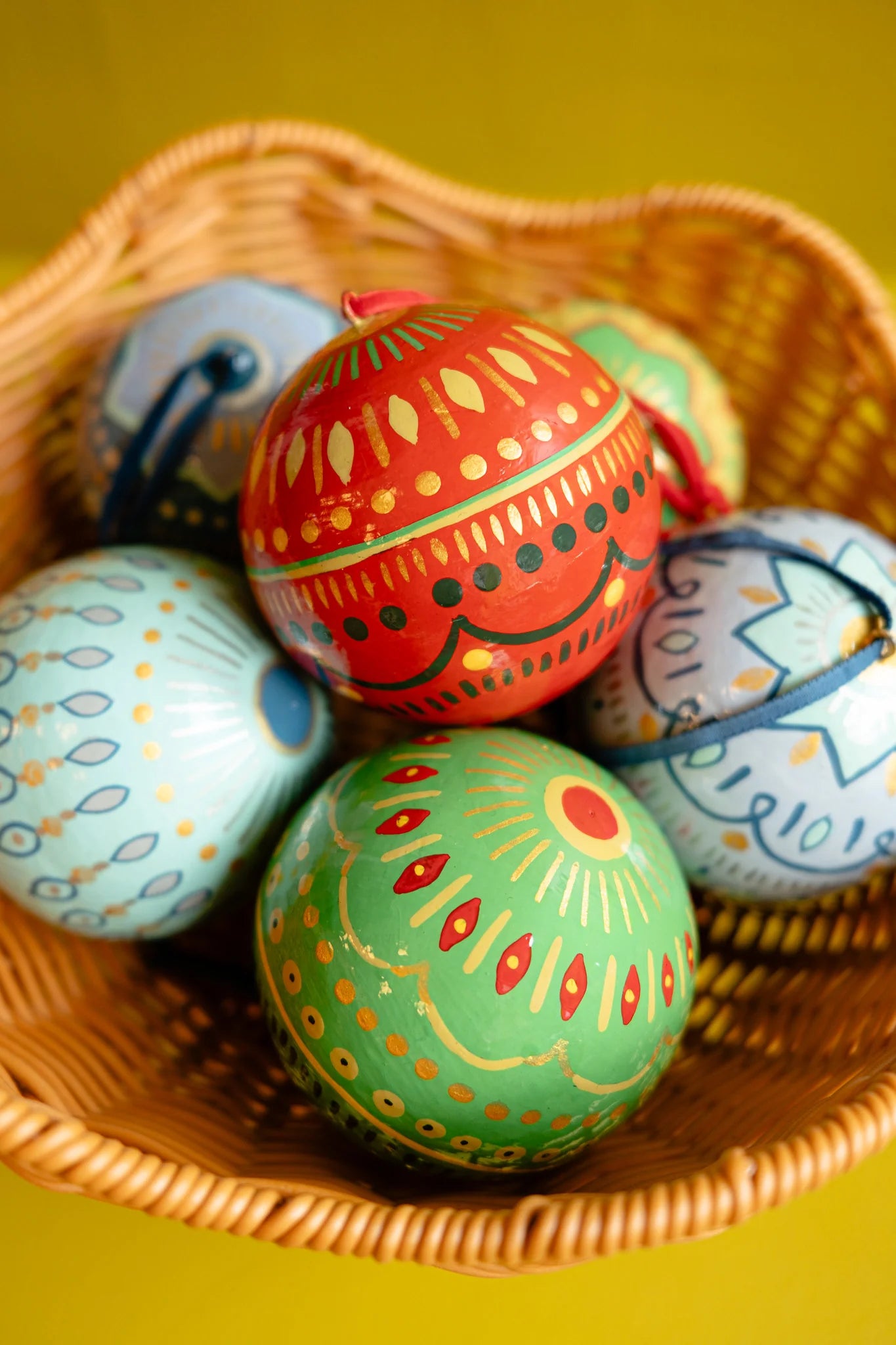 Jolly Greens Baubles (Set Of 3)