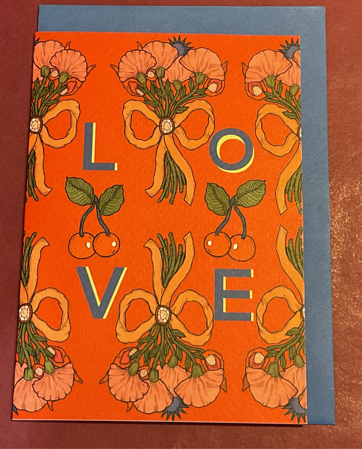 Love Bow Greeting Card