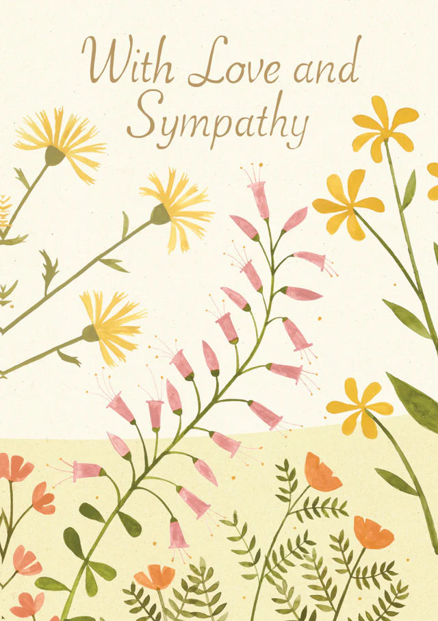 Hummingbird Sympathy Greetings Card