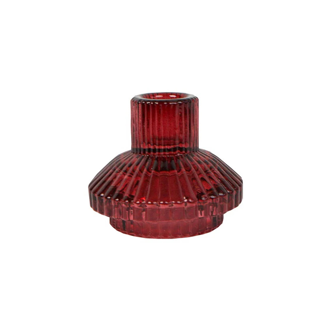 Midnight Forest Burgundy Small Candle Holder
