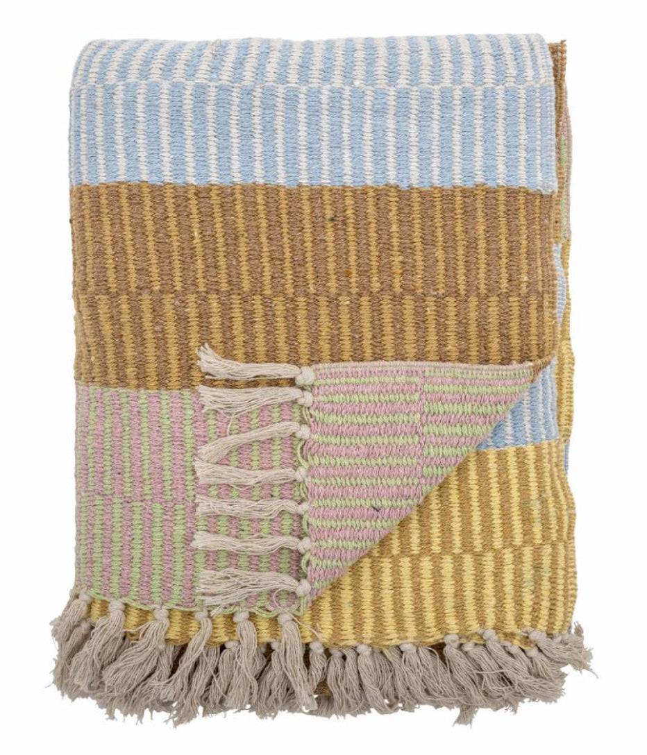 Isnel Throw - Yellow Recycled Cotton