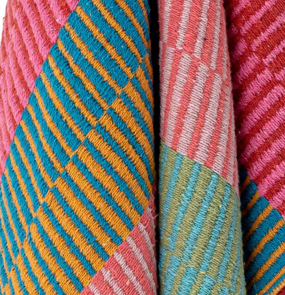 Isnel Throw - Green Recycled Cotton