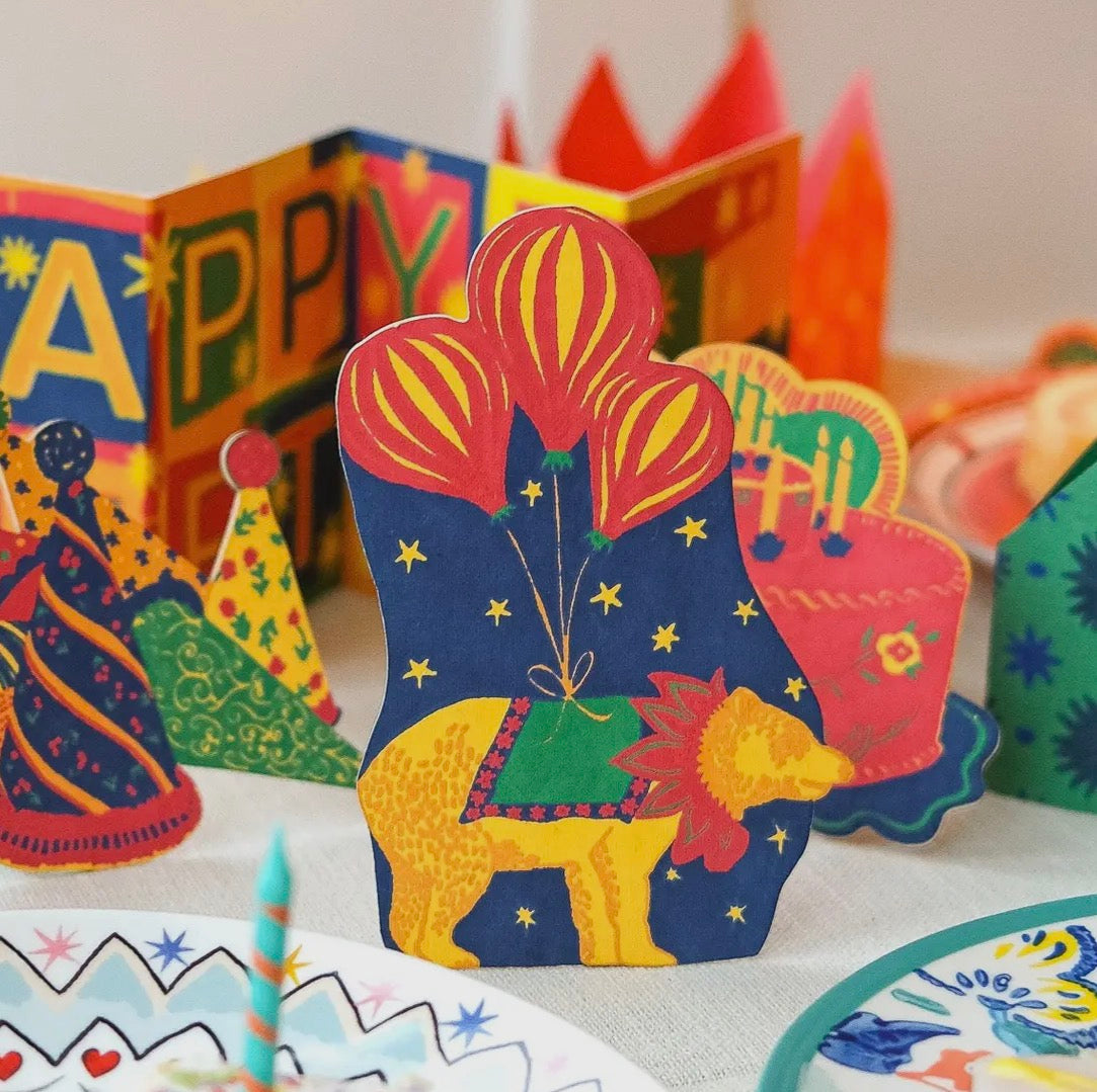 Party Bear Birthday Card