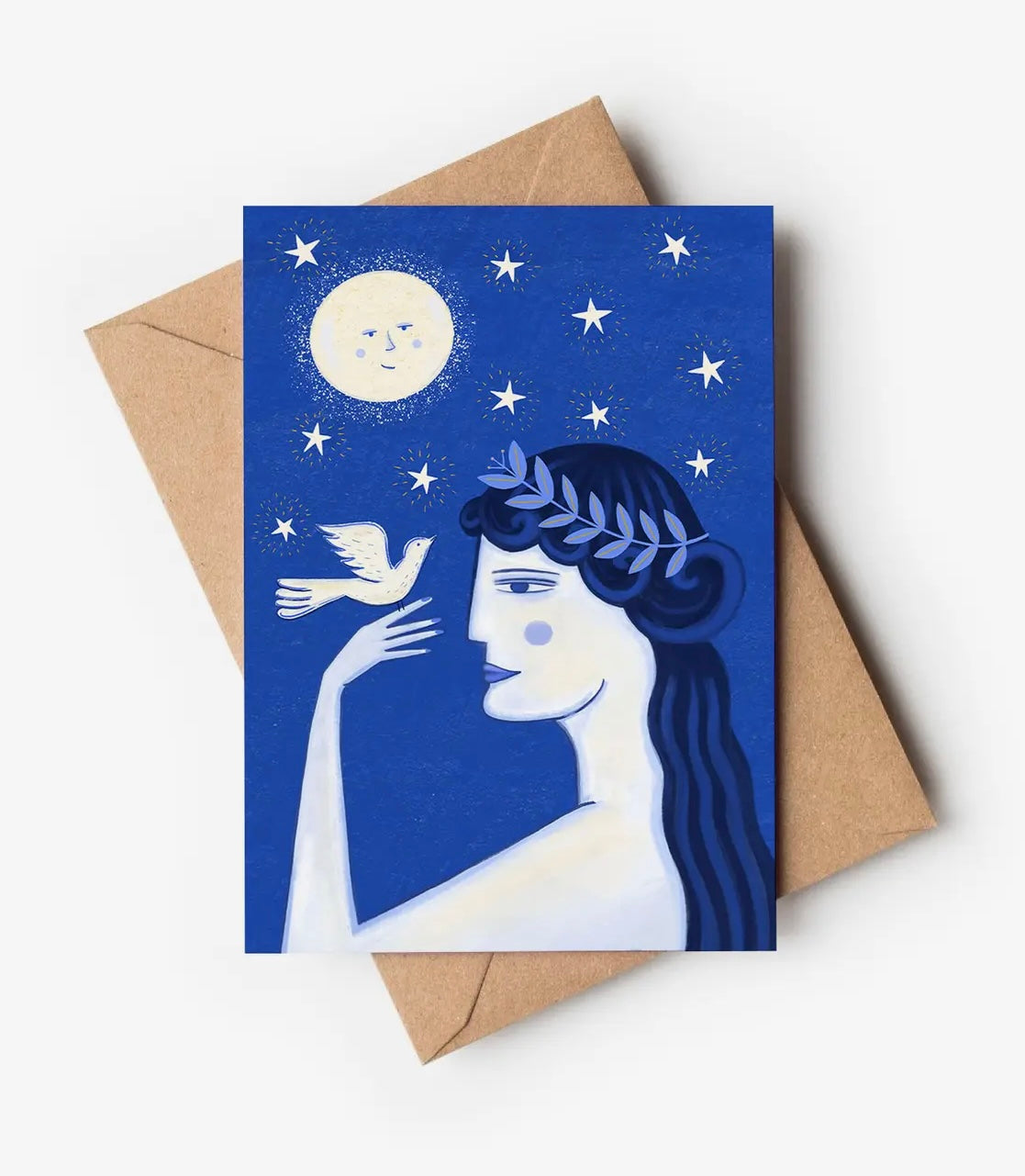 Greek Goddess Greetings Card