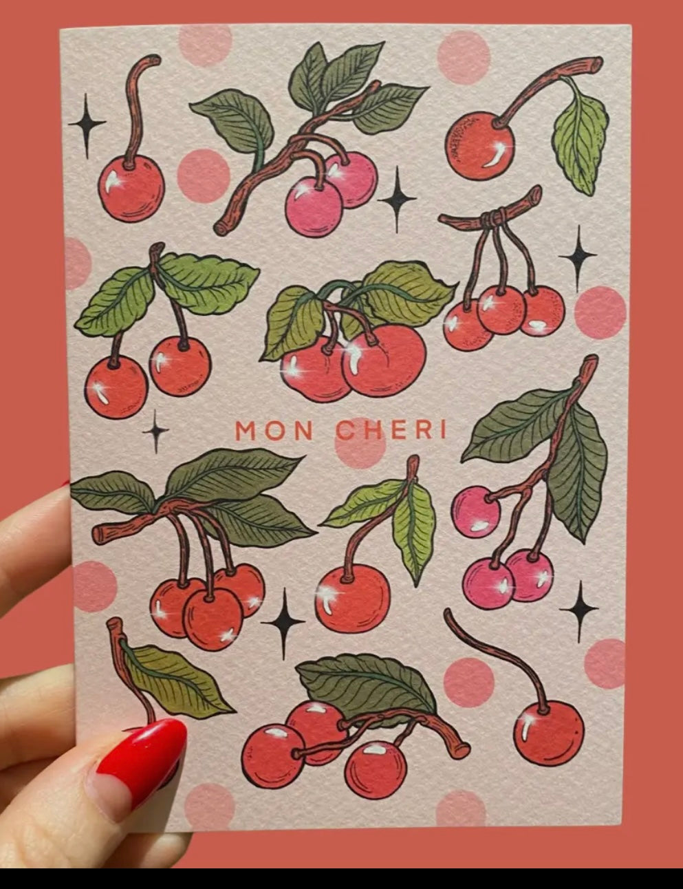 Mon Cheri Love Greeting Card