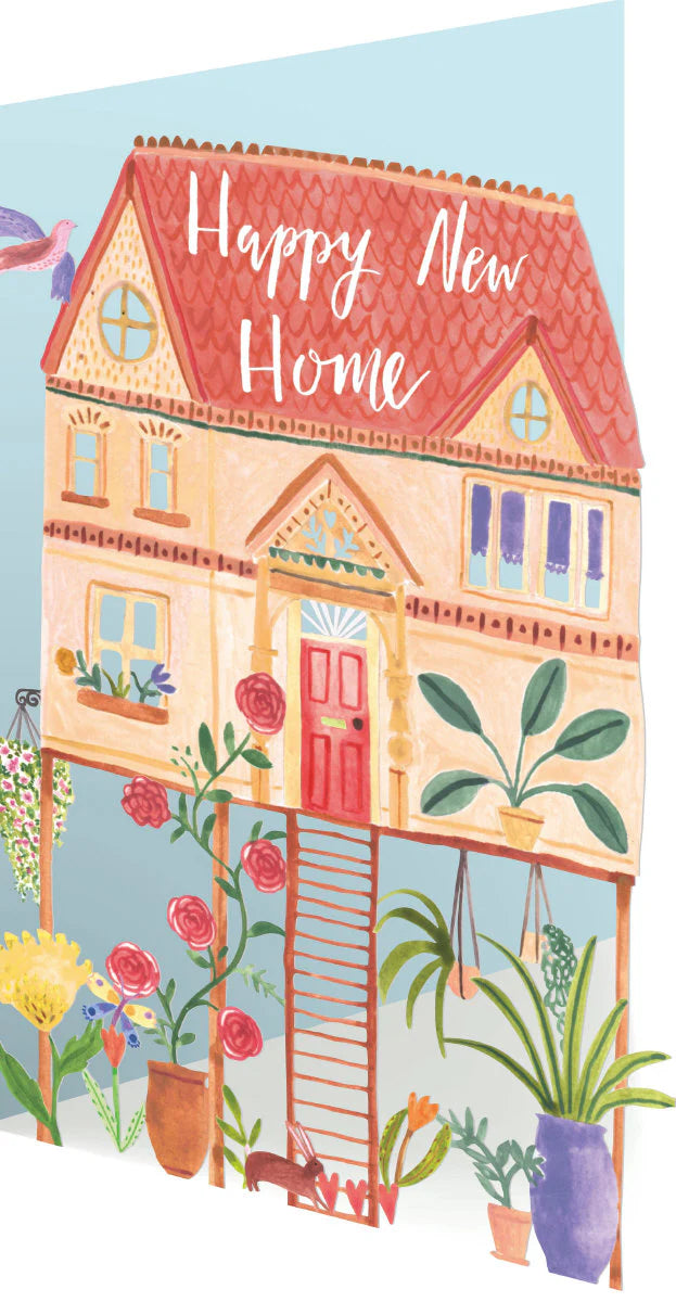 Happy New Home Laser Cut Card