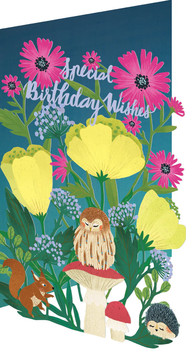 Special Birthday Wishes Laser Cut Card