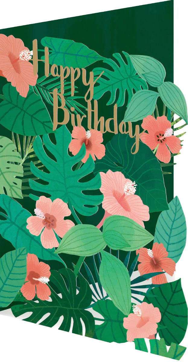 Happy Birthday Laser Cut Card