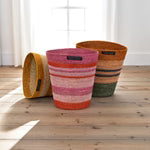 Seagrass Waste Paper Basket (mixed colours)